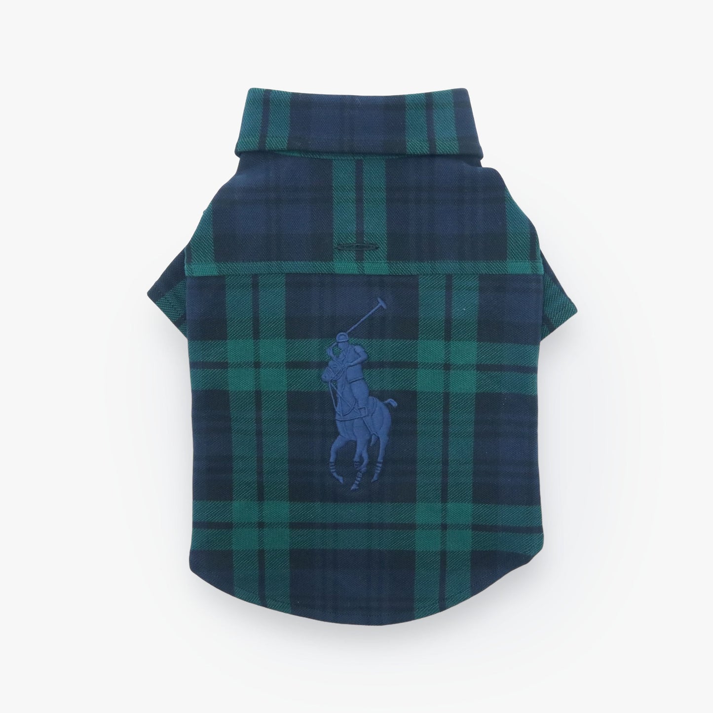 Polo Ralph Lauren Dog Black Watch Cotton Knit Shirt