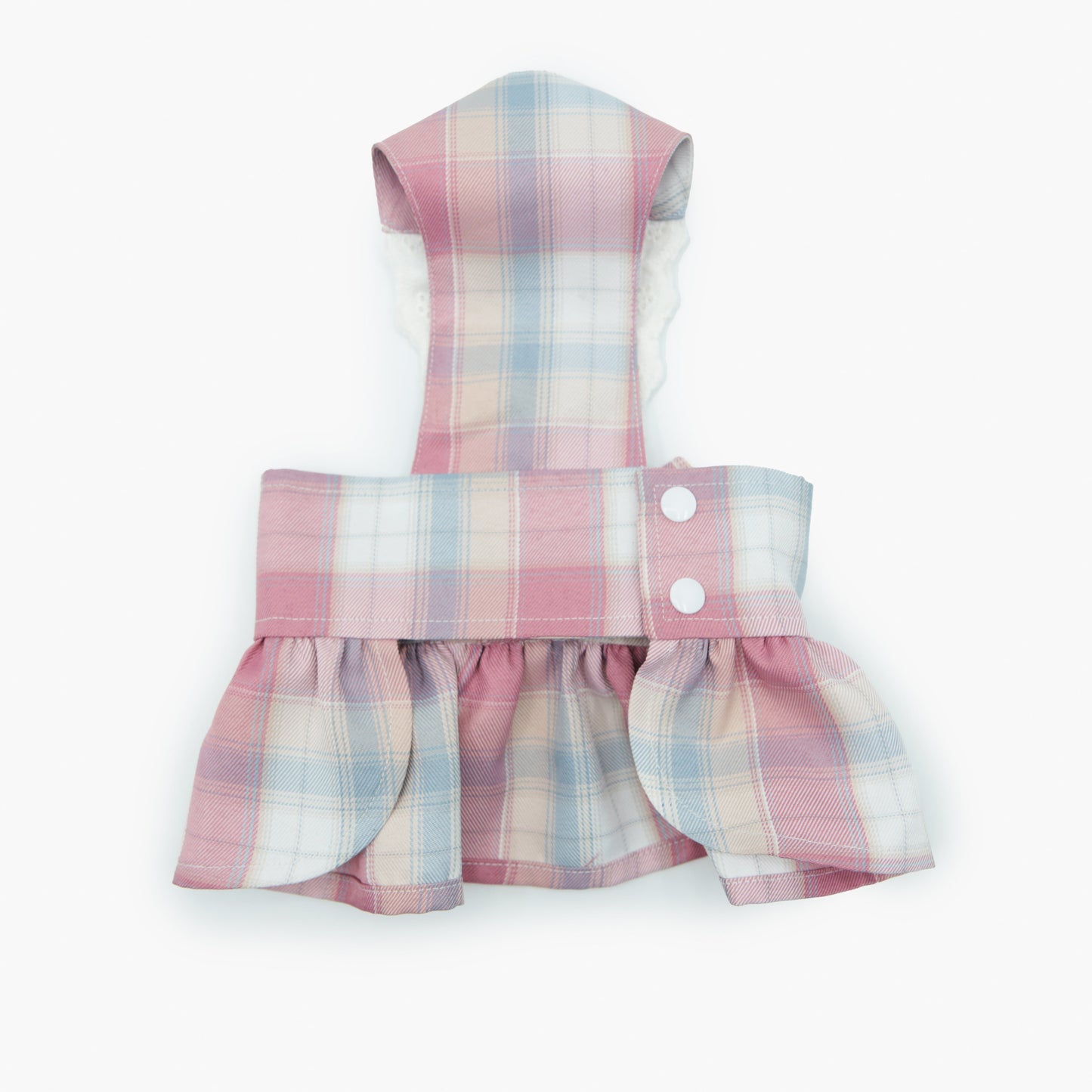 Dog Pink Checkered Dress
